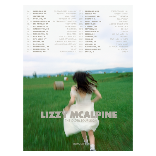 Lizzy McAlpine Tour Poster