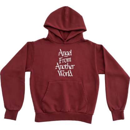 Angel From Another World Hoodie (Burgundy)