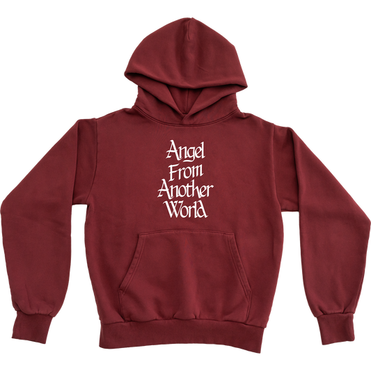 Angel From Another World Hoodie (Burgundy)