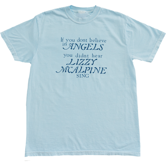 If You Don’t Believe In Angels Tee (Chambray)