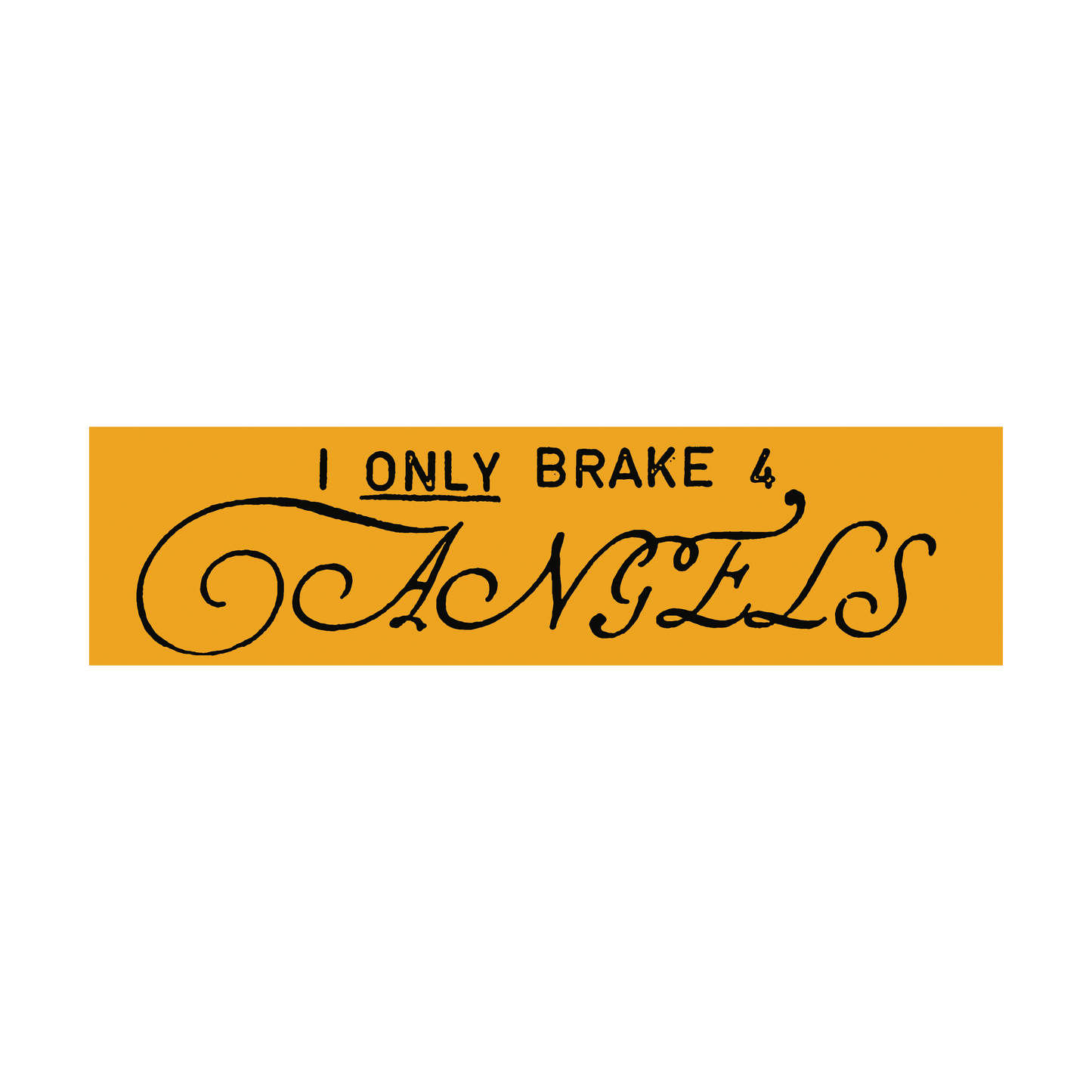 Angel Bumper Sticker 4-Pack