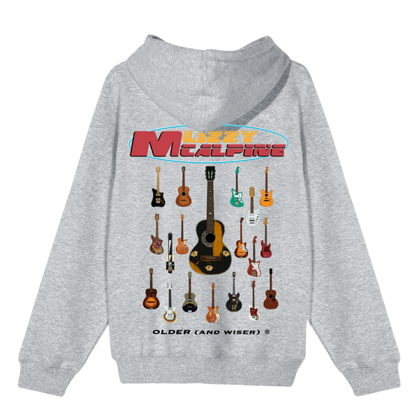 Older (and Wiser) Guitar Hoodie - Grey – Lizzy McAlpine