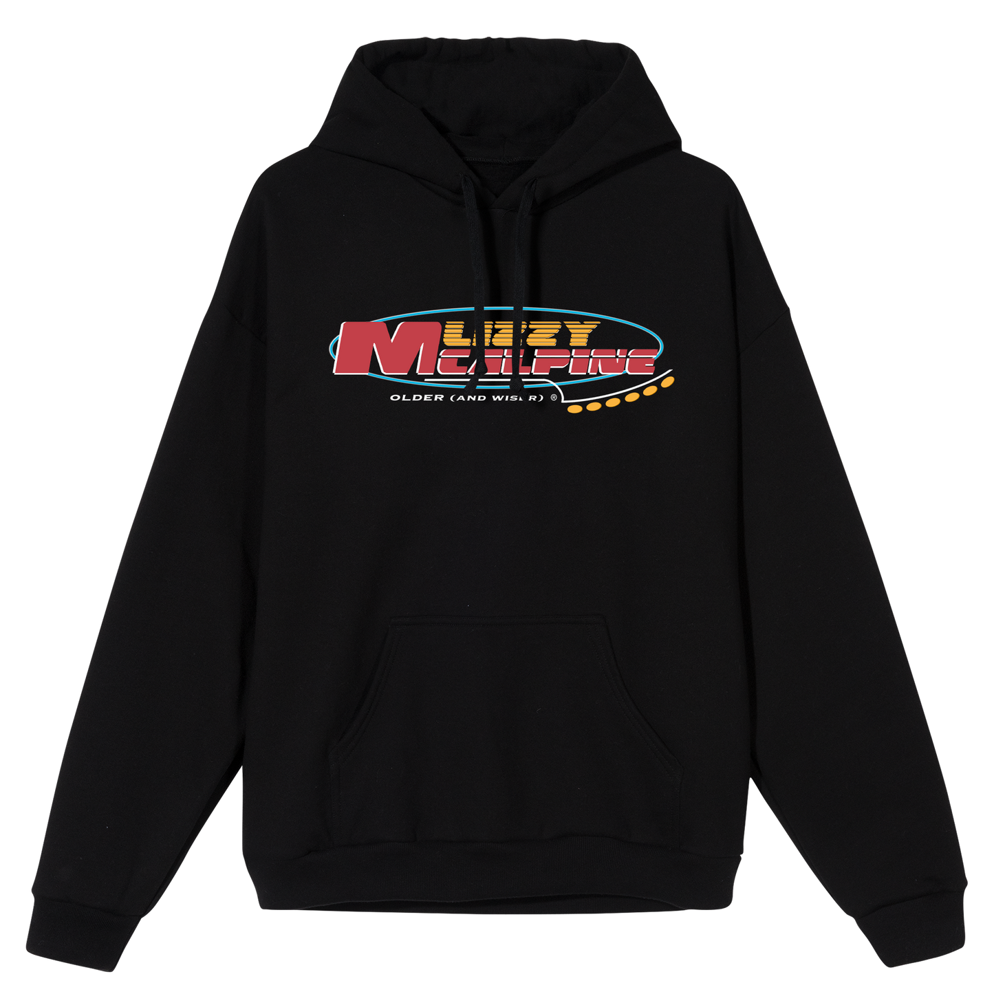 Older (and Wiser) Guitar Hoodie - Black