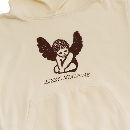 Angel Illustration Hoodie (Cream)