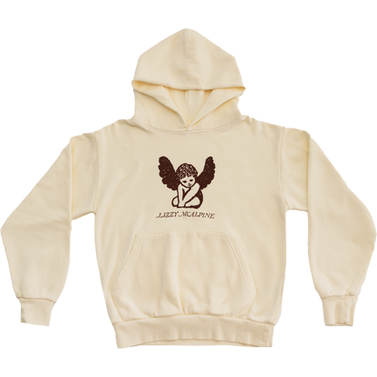 Angel Illustration Hoodie (Cream)