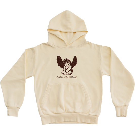 Angel Illustration Hoodie (Cream)