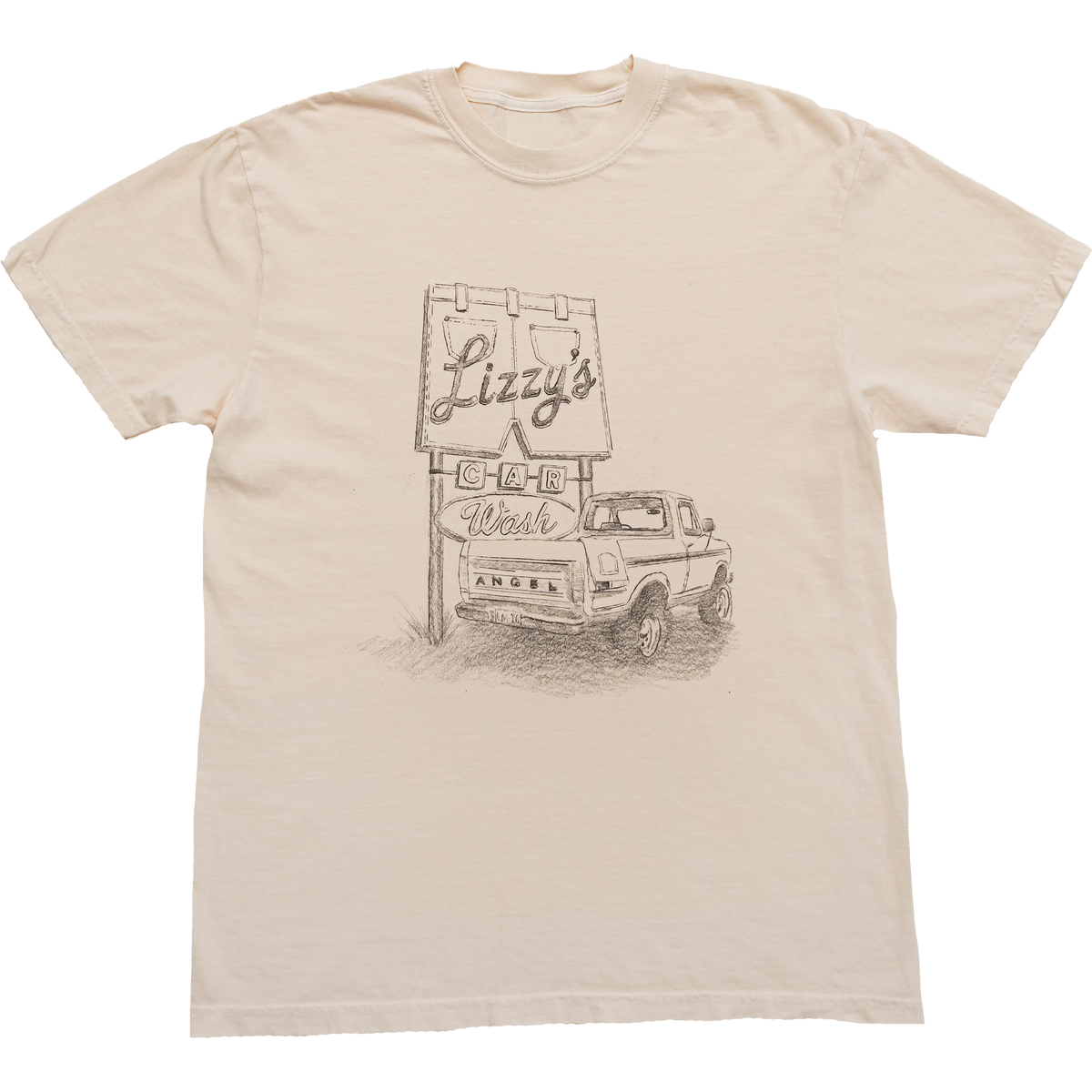 Car Wash And A New Tee (Ivory)