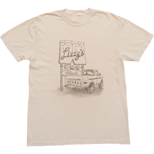 Car Wash And A New Tee (Ivory)