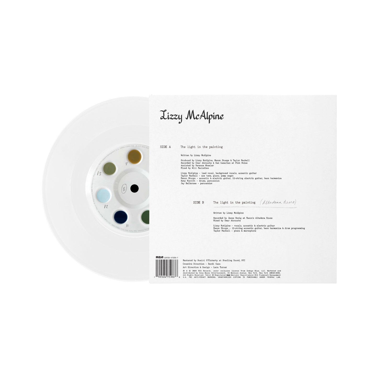The light in the painting -  7" Vinyl
