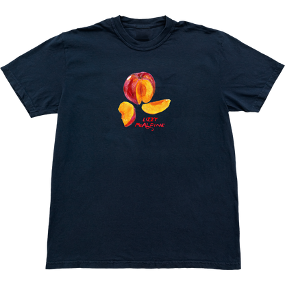 Peach Tee (Navy)